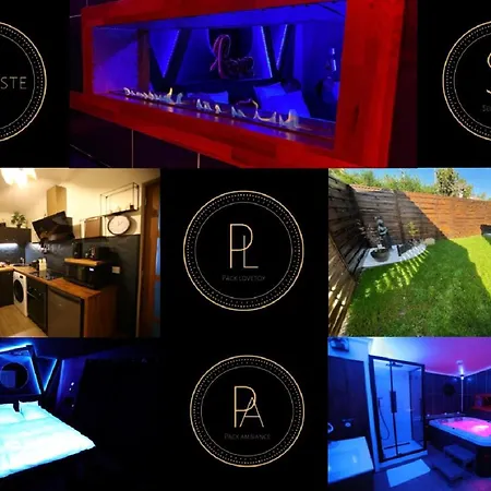Romantiskt hotell Loveroom L'1timiste Cds